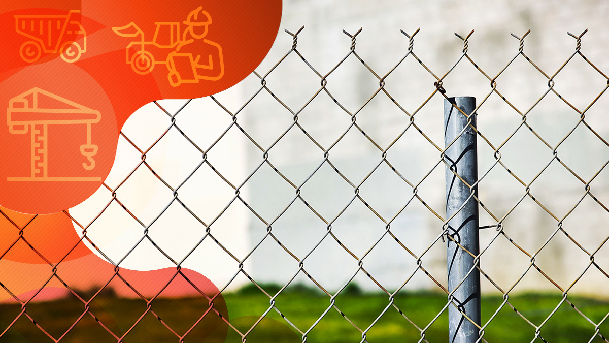 Post-Driven Fence: Cost-Effective Semi-Permanent Security for Job Sites 