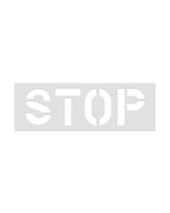 98” STOP, YIELD & SLOW | Marking Stencil