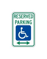 Reserved Parking Sign | R7-8