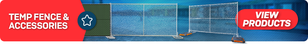 temporay fence banner